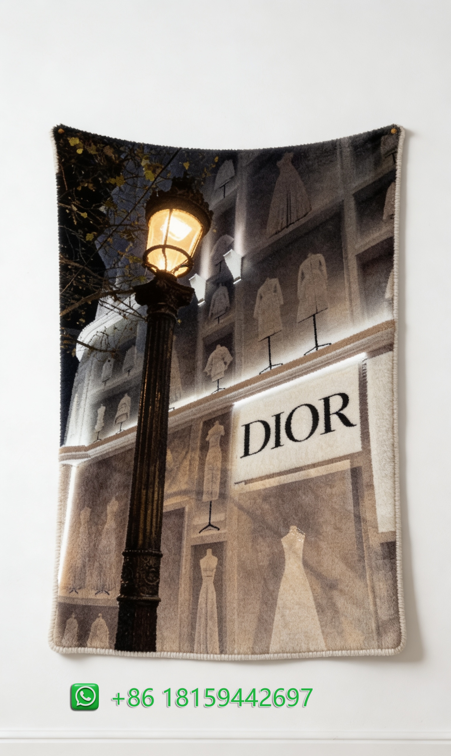 Dior Throw Blankets